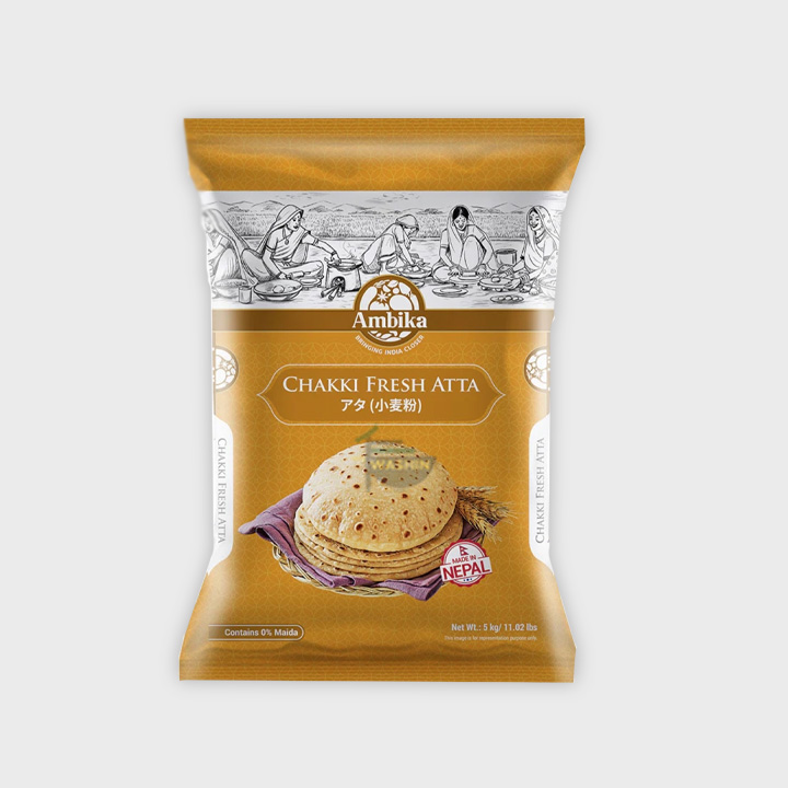 Ambika Chakki Fresh Whole Wheat Flour – 5kg