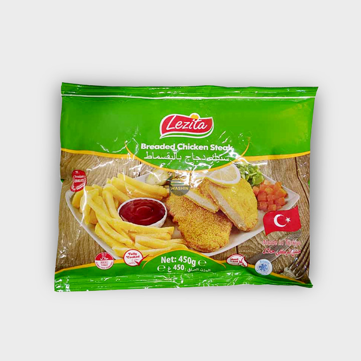 Lezita Halal Breaded Chicken Steak – 450g
